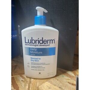 Lubriderm Daily Moisture Hydrating Body Lotion Vitamin B5 Non-Greasy16 fl Oz
